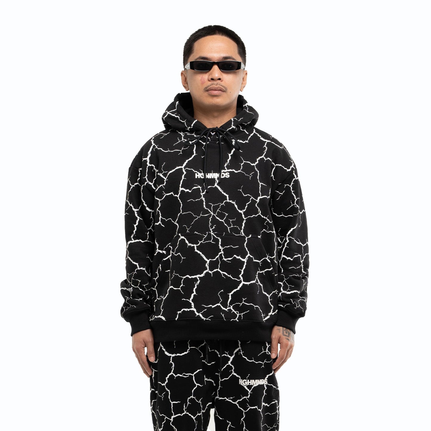 Hoodie Electric Shock - Molleton Imprimé Confortable