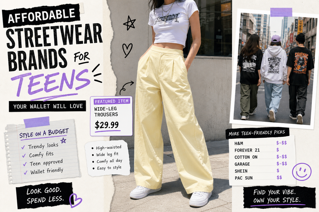 Affordable Streetwear Brands For Teens Your Wallet Will Love