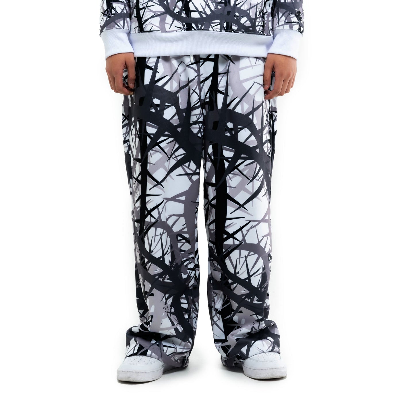 Pantalon Polaire Abstrait Épine – Confort & Style Unique