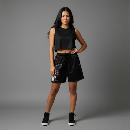 Short Hghmnds 'All Eyes' - stylish motif design, comfortable fit, perfect for casual wear.